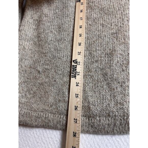 Vtg 70s Streetwear Mens Woolrich Wool Knit Sweater Oatmeal Brown USA - Picture 3 of 7